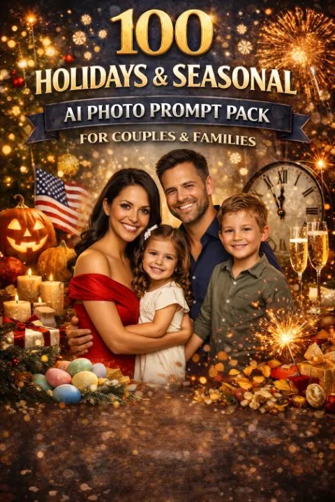 AI Family Photo Prompt Pack cover