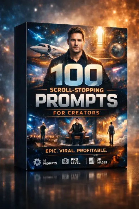100 Scroll-Stopping Prompts for Creators cover